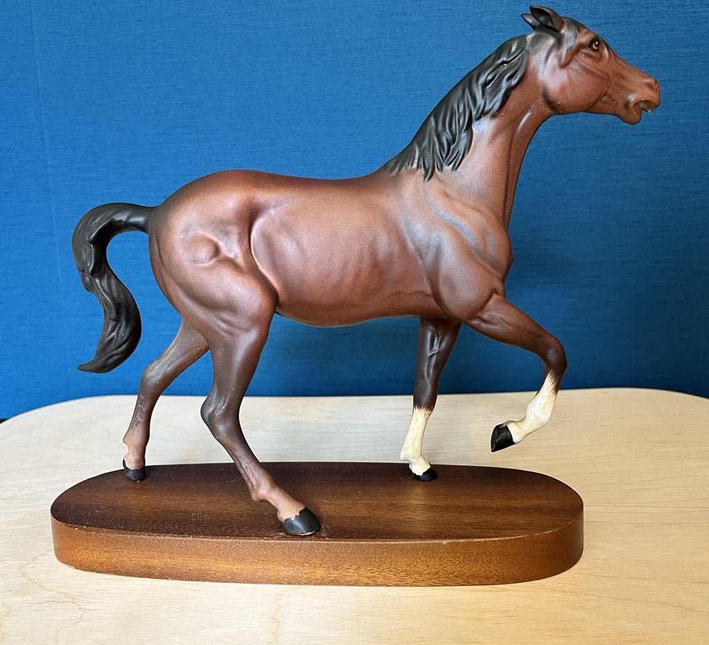 Spirit of Fire Horse Sculpture | Beswick Thoroughbred Figurine Equestrian