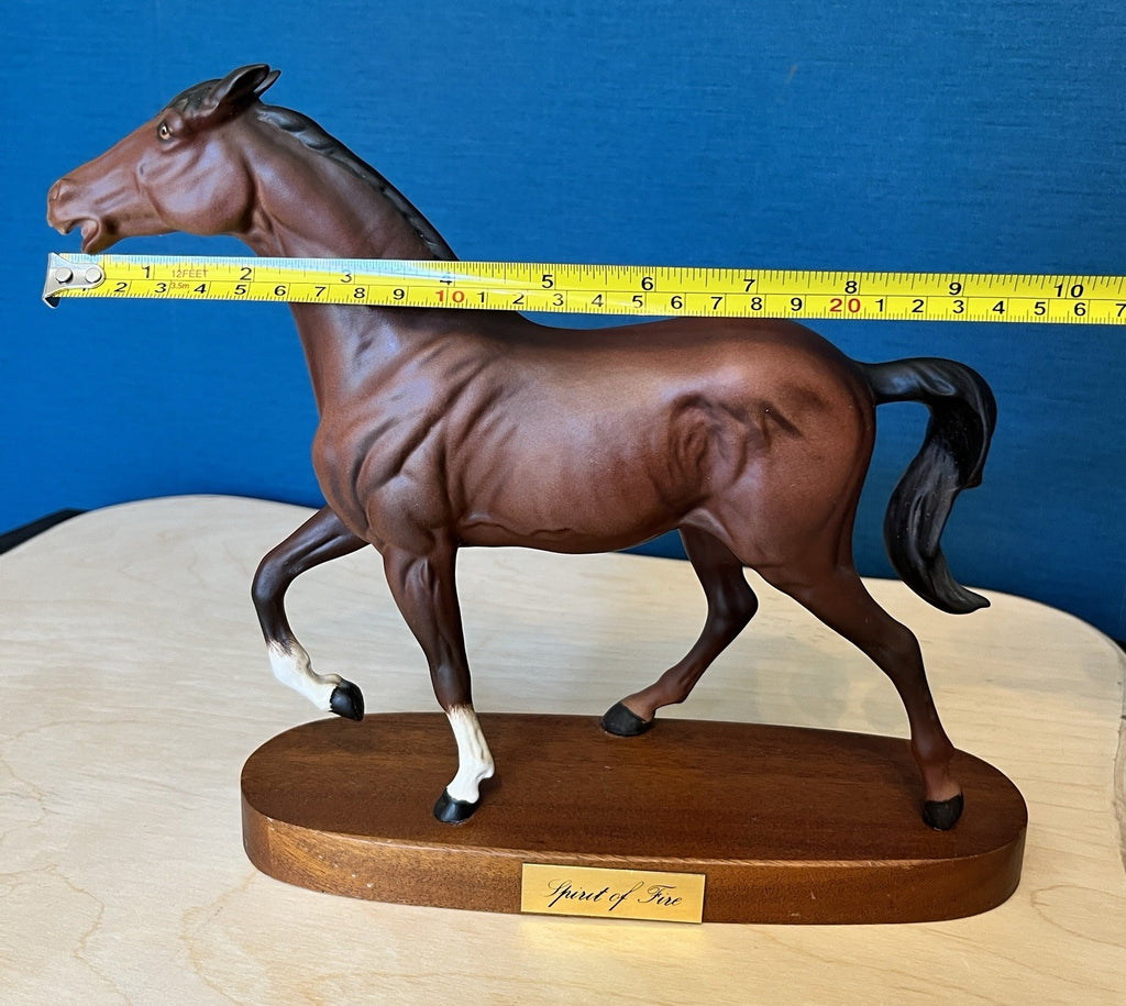 Spirit of Fire Horse Sculpture | Beswick Thoroughbred Figurine Equestrian