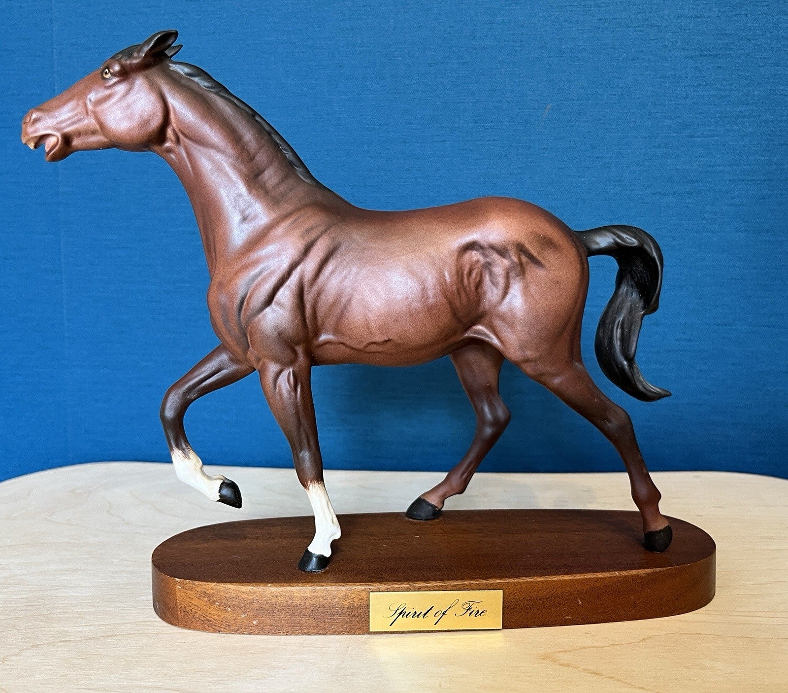 Spirit of Fire Horse Sculpture | Beswick Thoroughbred Figurine Equestrian