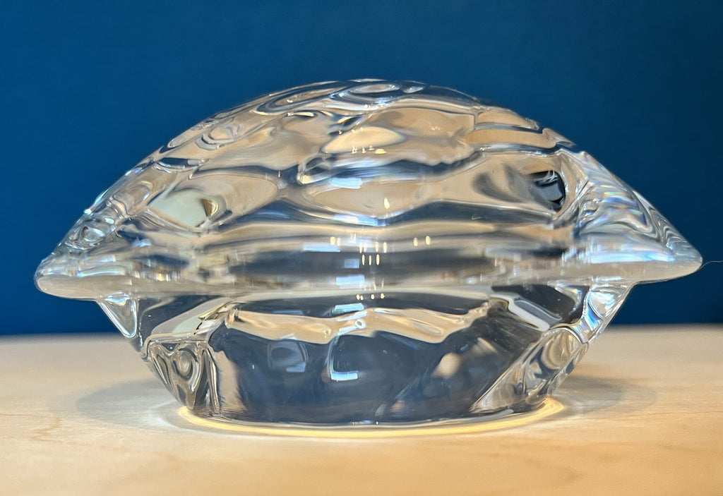 2 Royal Copenhagen Crystal Votive Candle Holders Danish Glass Tea Light Holders