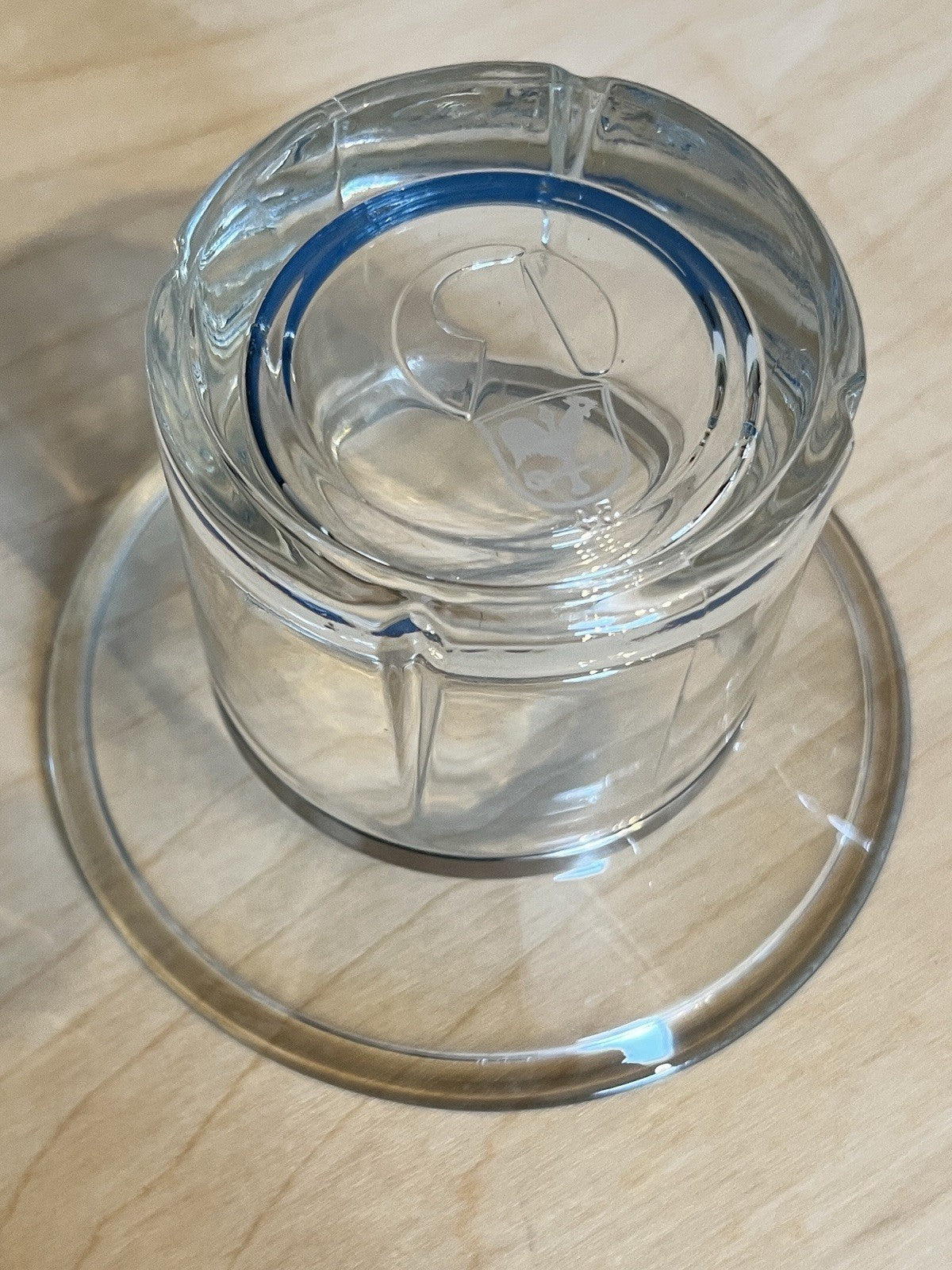 Pair Rosendahl Copenhagen Denmark Glass Tealight Candle Holders Danish Modern