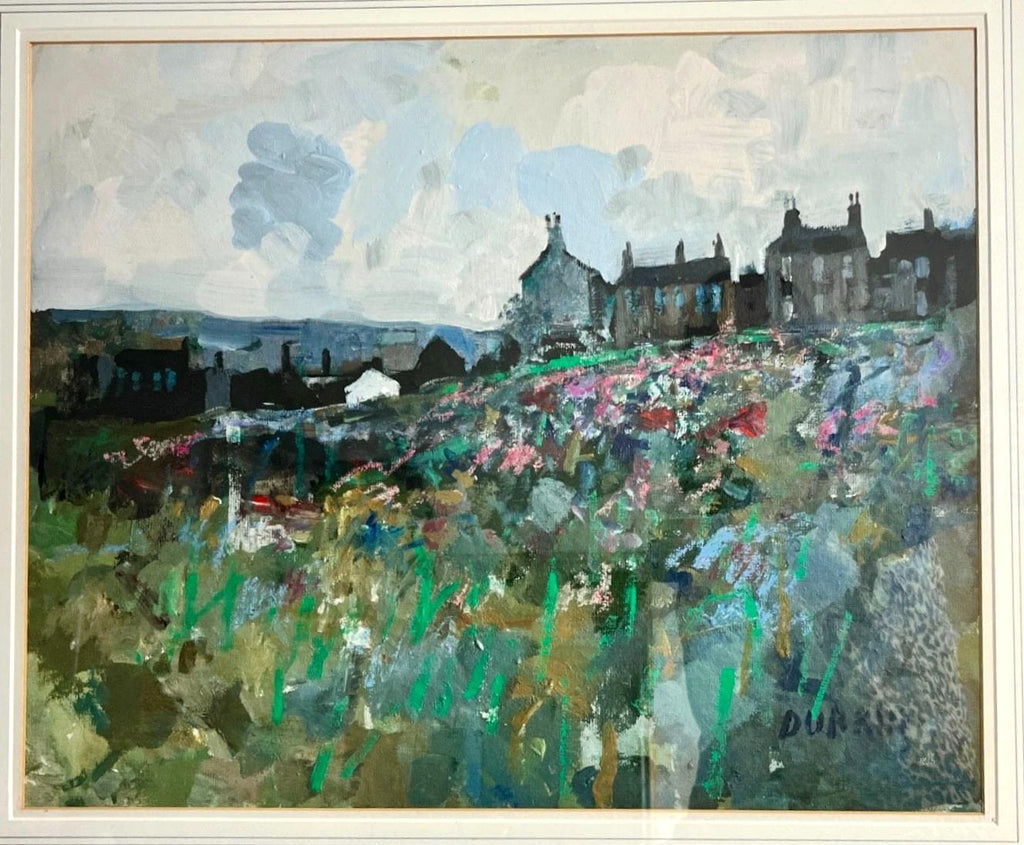 Original Thomas Durkin oil painting, landscape scene framed 78x63cm( 1928-1990) Tom Durkin