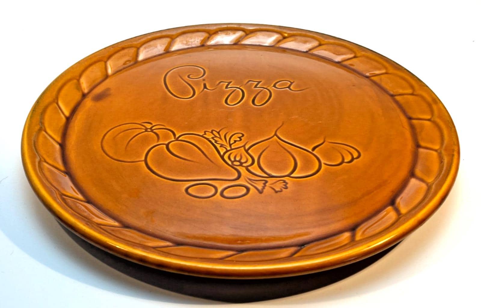 Vintage Steinbach 31cm Pizza Plate Mid Century Modern Made in Portugal