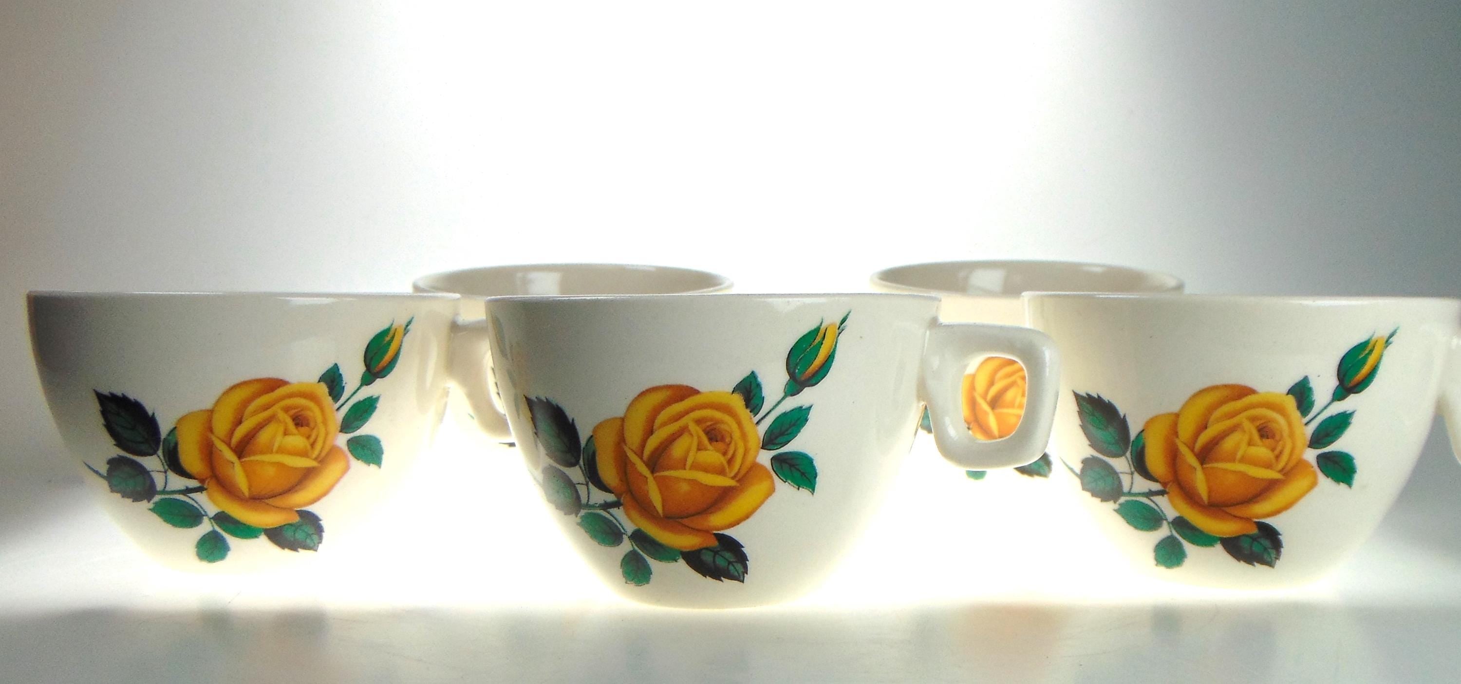 1950s Burleigh Ware Demitasse or Espresso Coffee Set