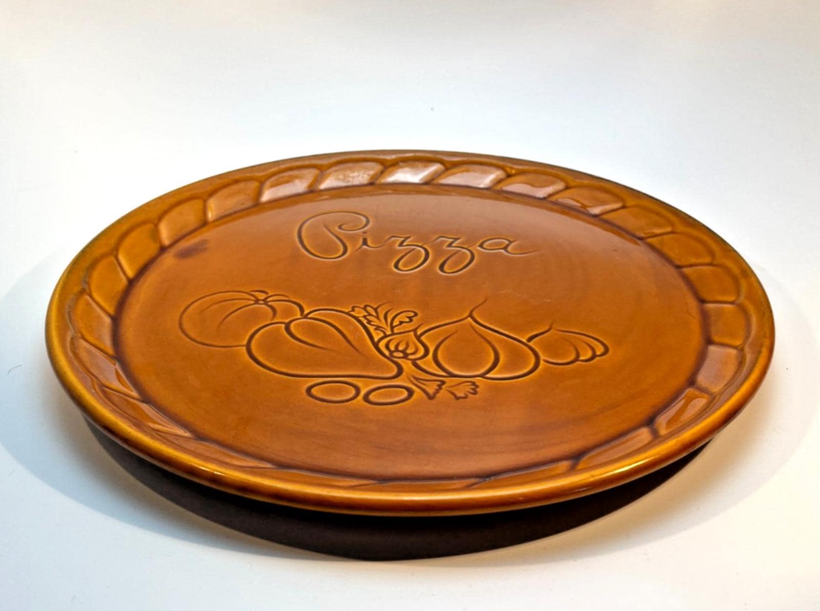 Vintage Steinbach 31cm Pizza Plate Mid Century Modern Made in Portugal