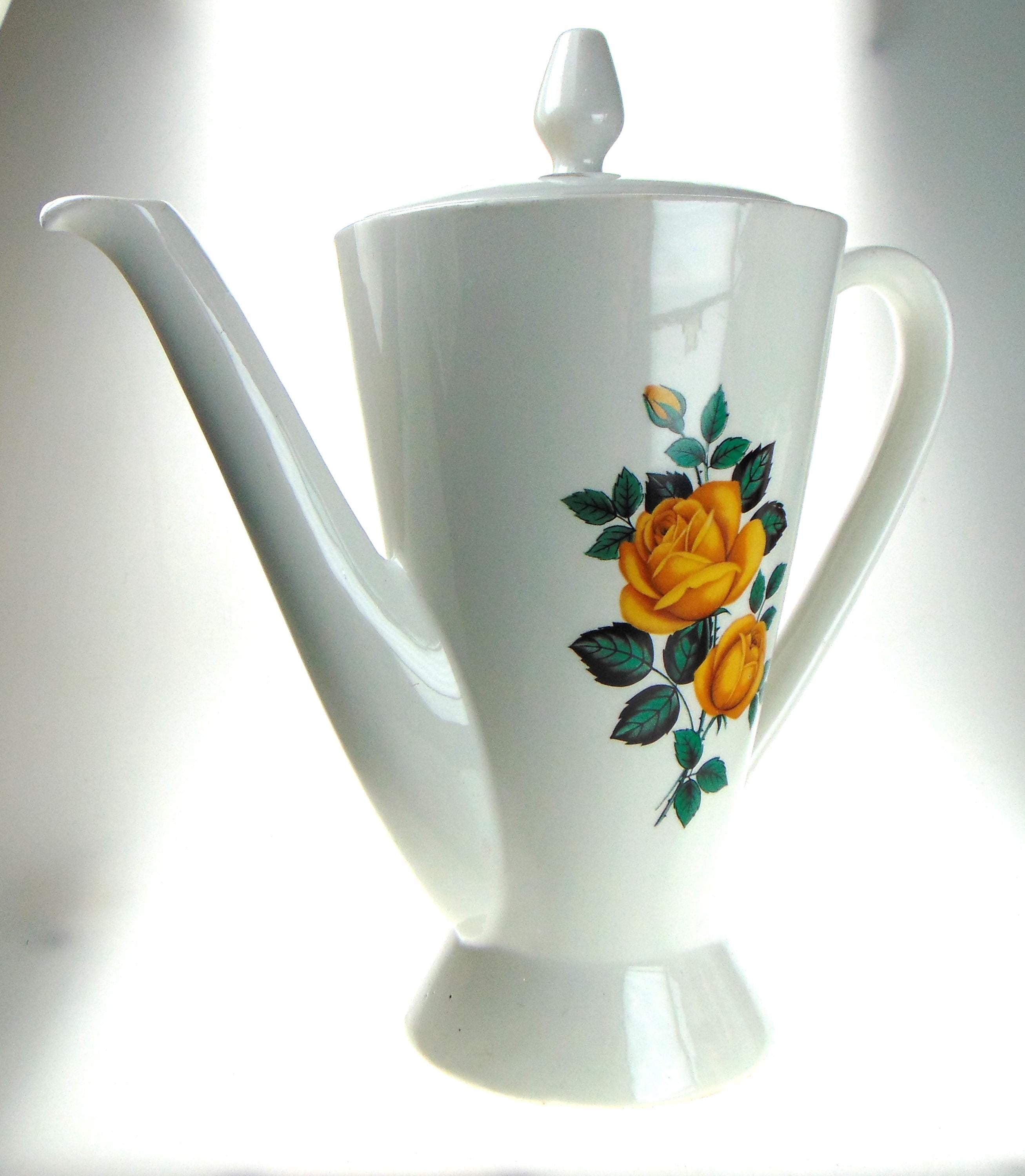 1950s Burleigh Ware Demitasse or Espresso Coffee Set
