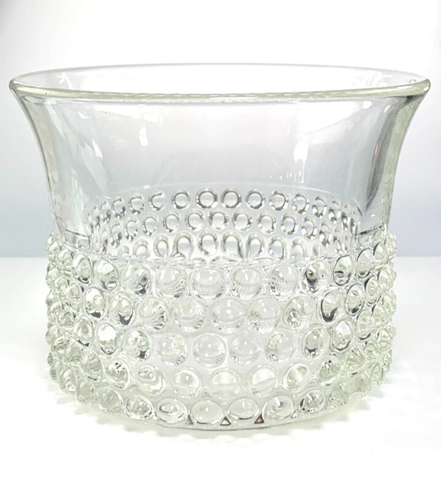 Vintage Nuutajärvi Hobnail Glass Vase by Saara Hopea-Untracht