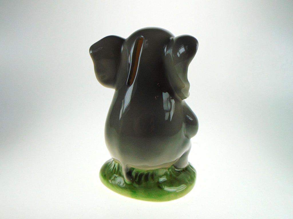 Elephant Moneybox Piggy Bank from St. Michael. 1970s Vintage Children's Moneybox