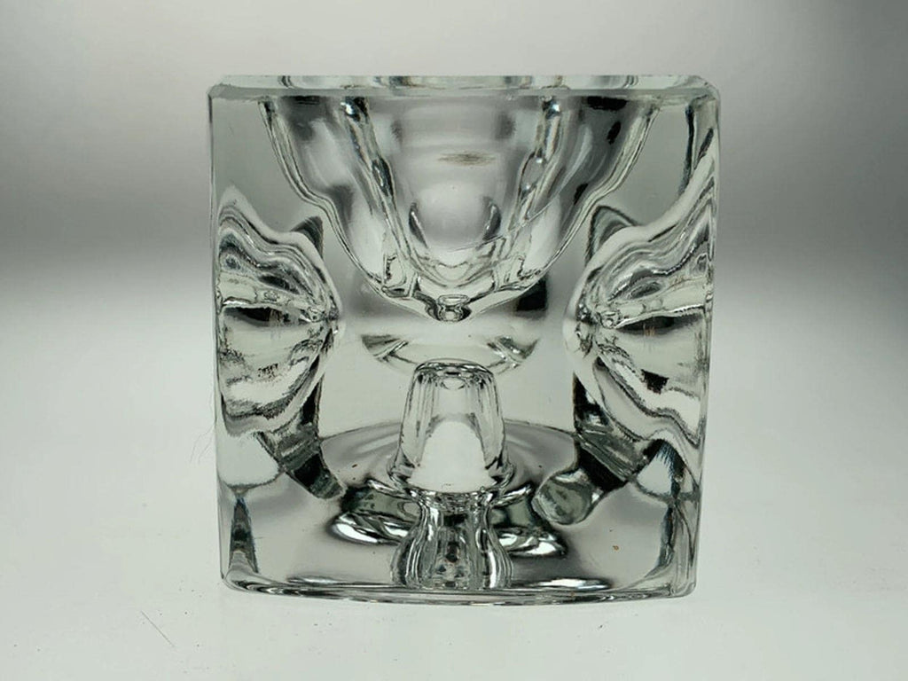 1962 Ice Cube Candleholder by Rudolf Jurniki for Sklo Union, Czech
