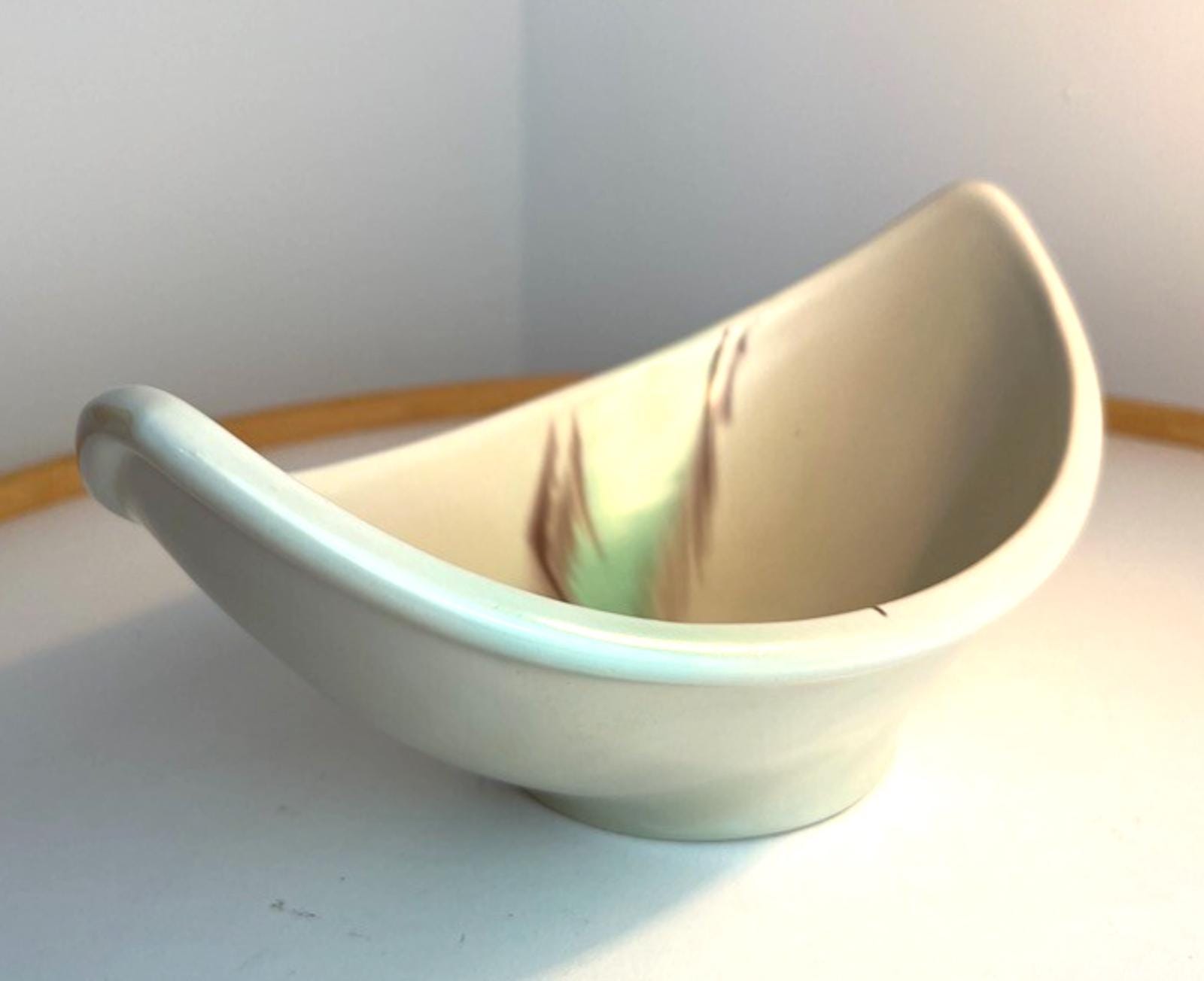1960s Dumler Breiden Pottery Bowl Mid Century West German Pottery Beige Ref 1096
