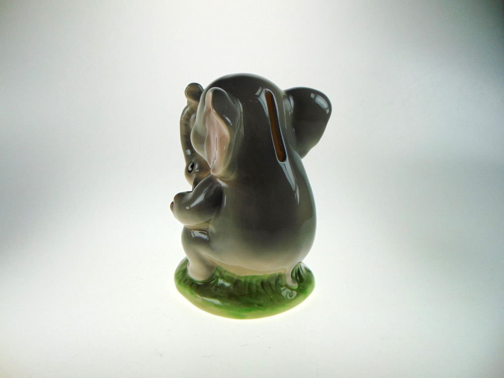 Elephant Moneybox Piggy Bank from St. Michael. 1970s Vintage Children's Moneybox