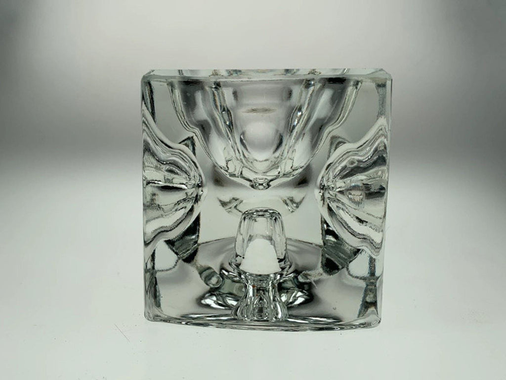 1962 Ice Cube Candleholder by Rudolf Jurniki for Sklo Union, Czech