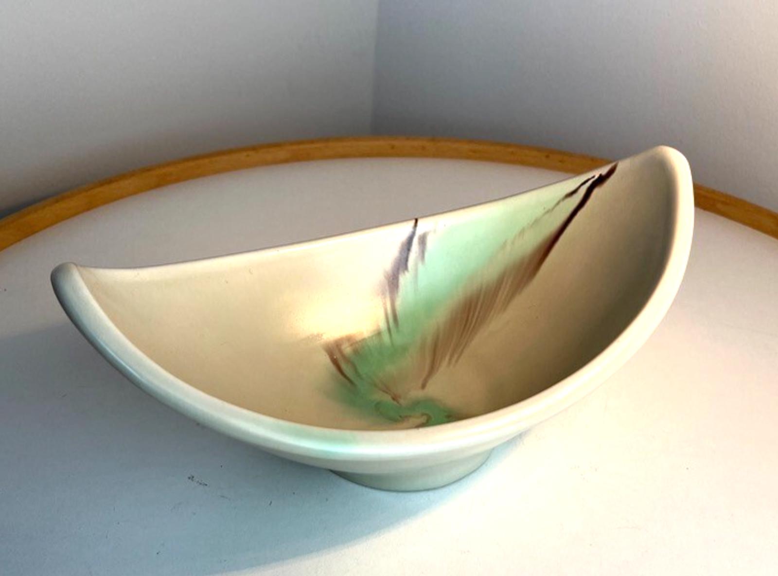 1960s Dumler Breiden Pottery Bowl Mid Century West German Pottery Beige Ref 1096