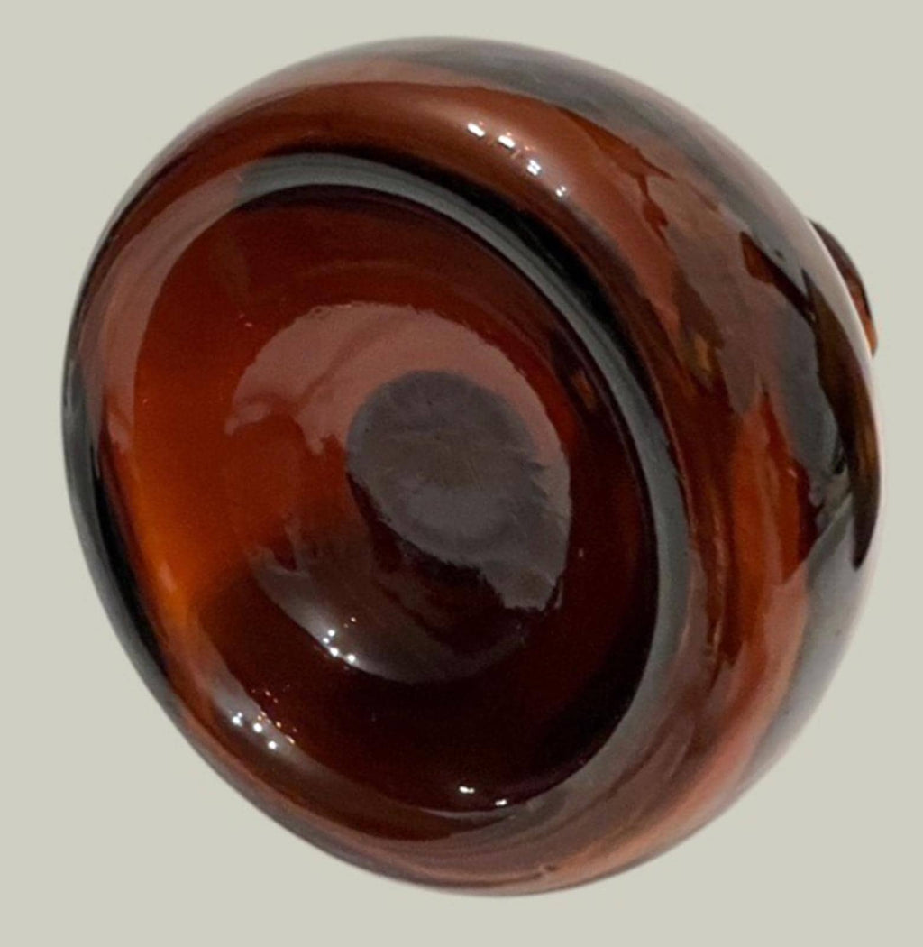 Mid Century Brown Glass Decanters Holmegaard Viking Carafe Vintage Scandinavian Glass