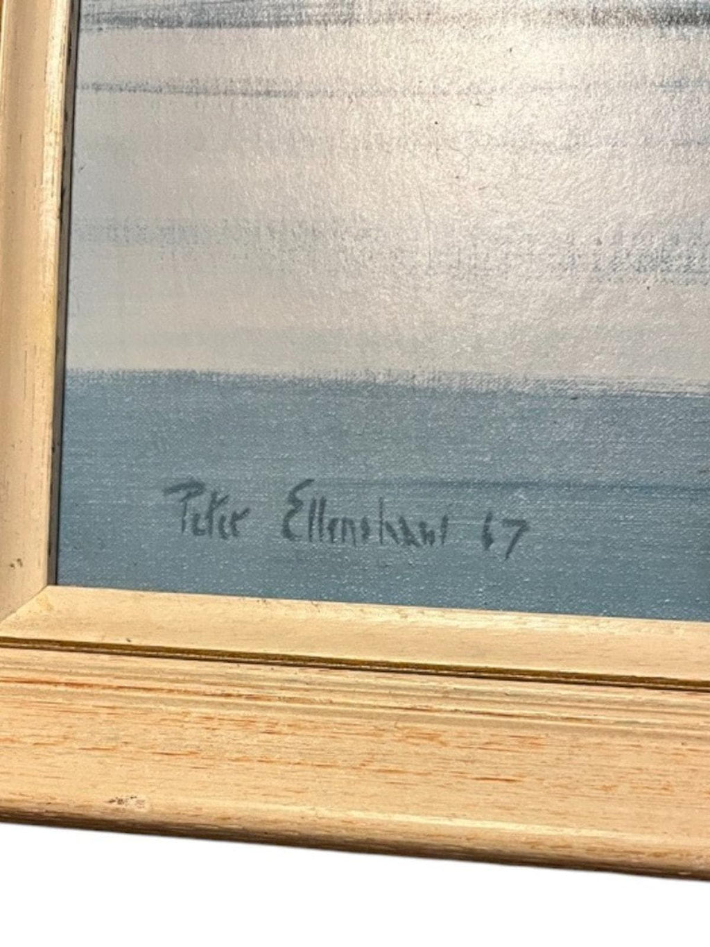 Mid Century Peter Ellenshaw Sunset Sea Framed Print 83cm – Boots 1967