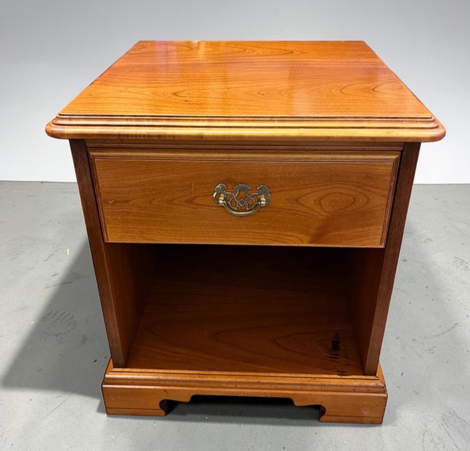 Vintage Bedside Cabinet by Younger Wood Bedroom Furniture 1970s Side Table, Lamp Table