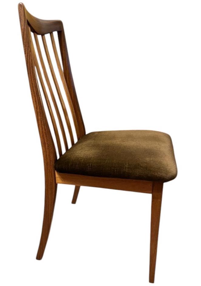 Set 4 G Plan Fresco Teak Dining Chairs Mid Century Modern Upholstered VGC