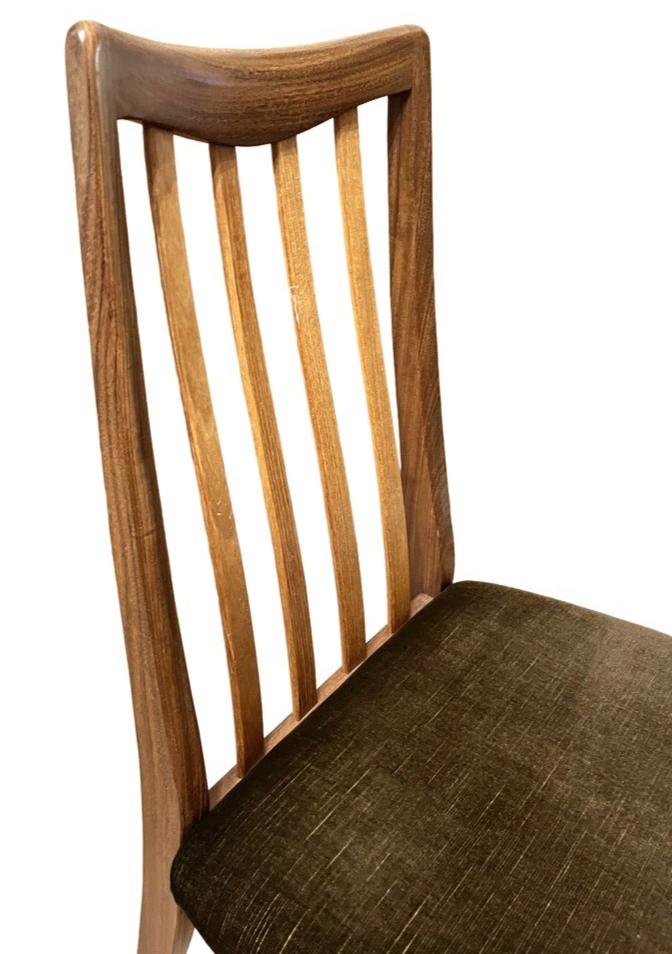 Set 4 G Plan Fresco Teak Dining Chairs Mid Century Modern Upholstered VGC