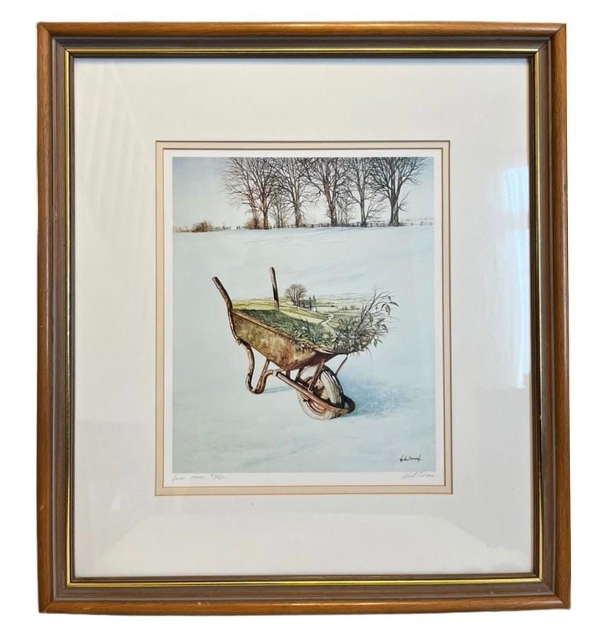 Neil Simone Cross View Signed Limited Edition Print 73/750 Framed 50x56cm