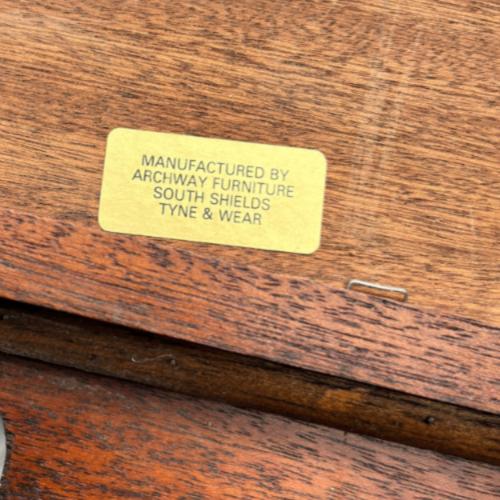 Vintage Mahogany Georgian Style Wall Mirror Archway Furniture South Shields 57cm
