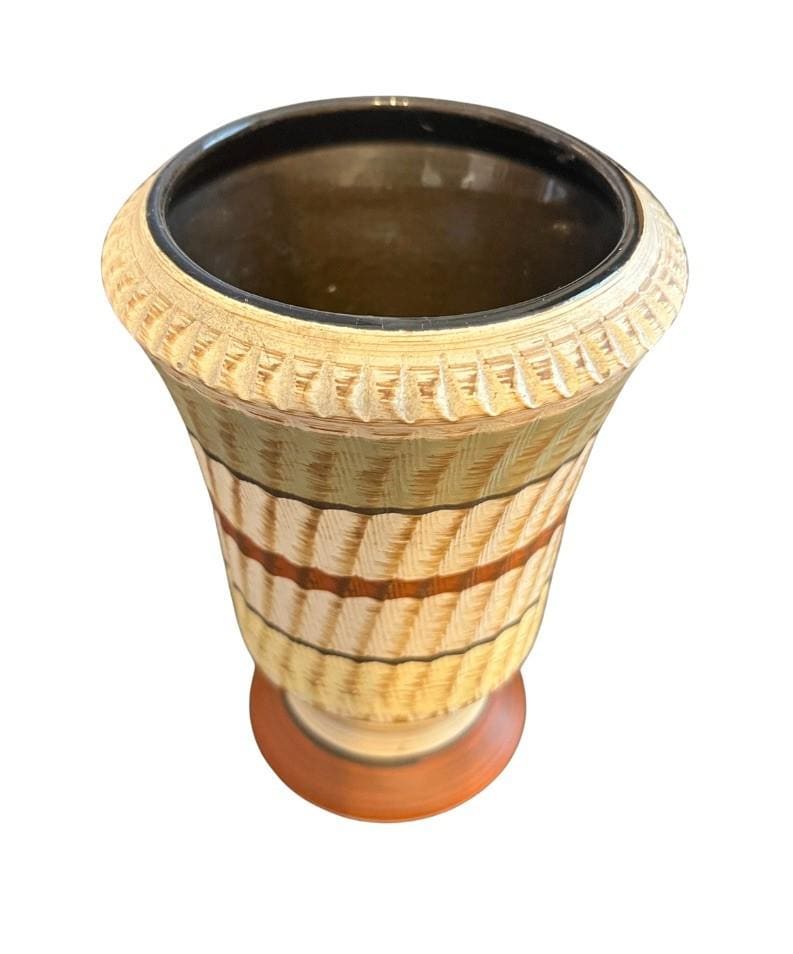 Dumler & Breiden West German Pottery Vase Vintage Retro Ceramic 16cm x 12cm VGC