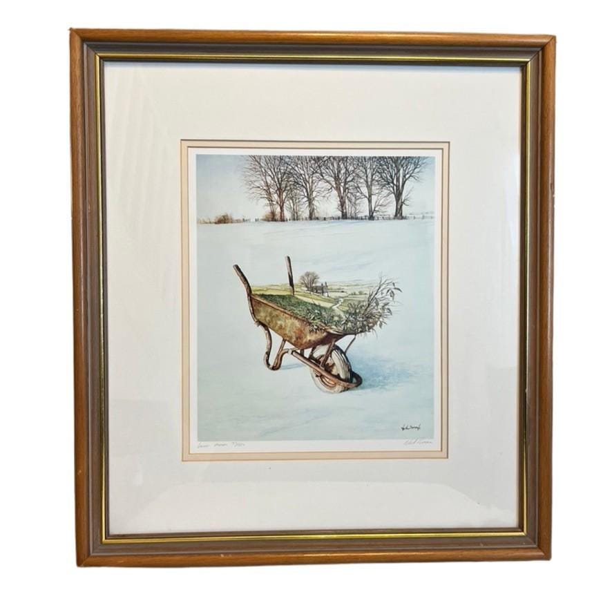 Neil Simone Cross View Signed Limited Edition Print 73/750 Framed 50x56cm