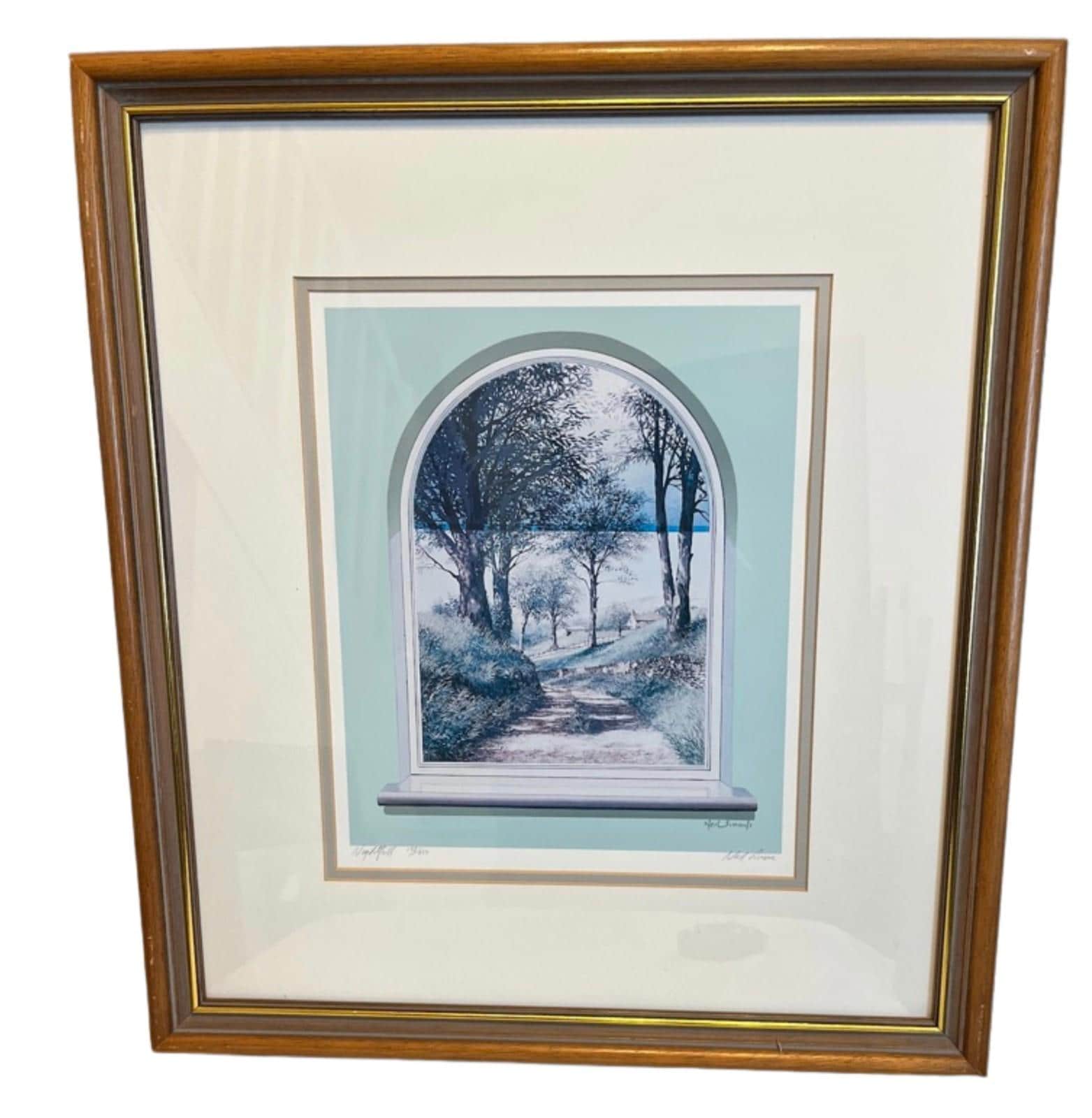 Neil Simone Nightfall Signed Limited Edition Print 198/754 Framed 50x56cm