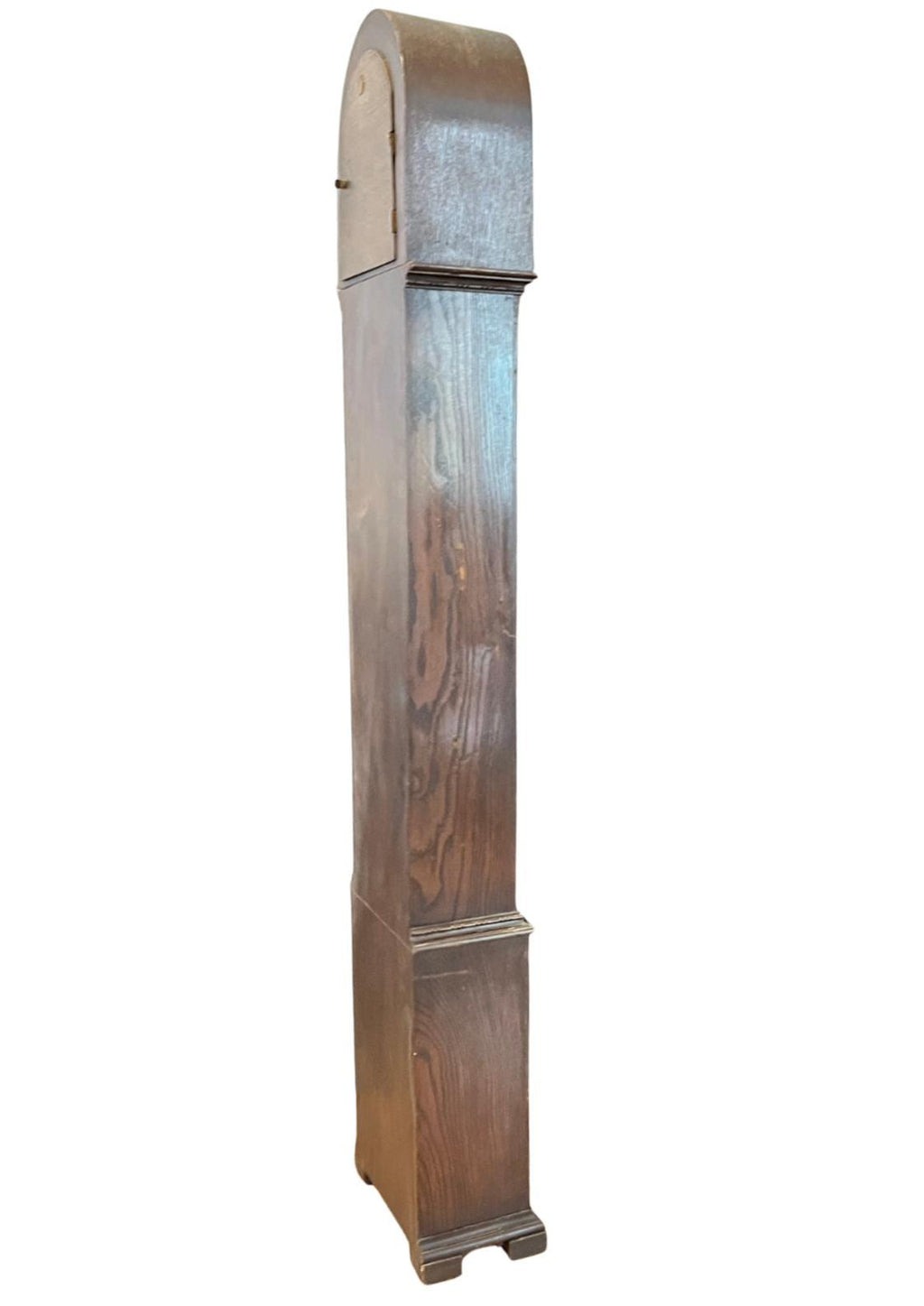 Antique HAC German Oak Regulator Wall Clock Pendulum Gong Strike For Restoration