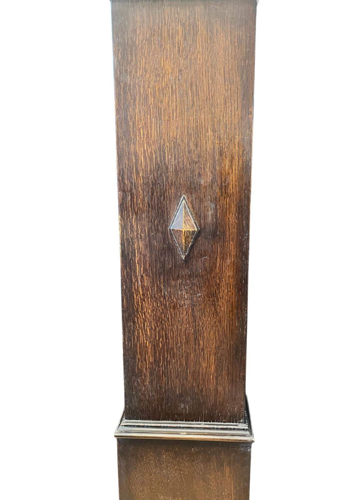 Antique HAC German Oak Regulator Wall Clock Pendulum Gong Strike For Restoration
