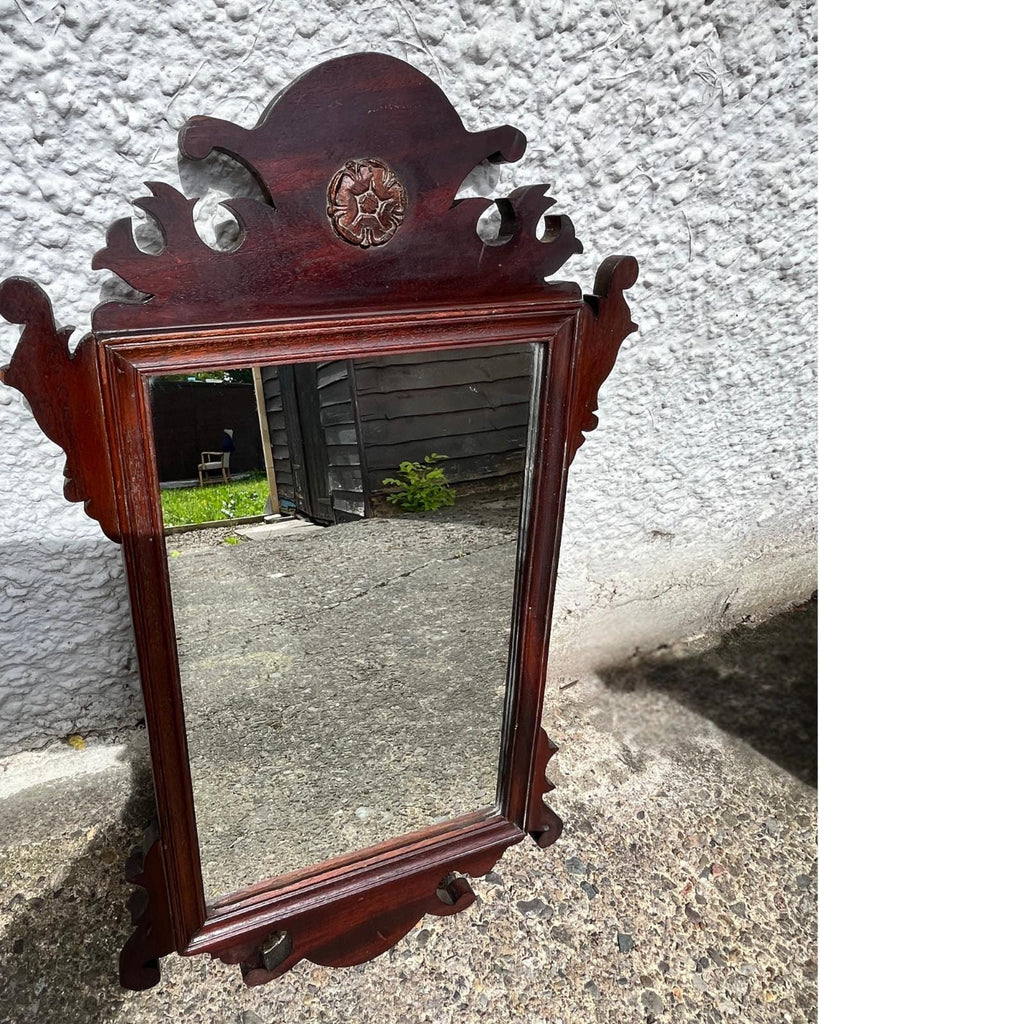 Vintage Mahogany Georgian Style Wall Mirror Archway Furniture South Shields 57cm