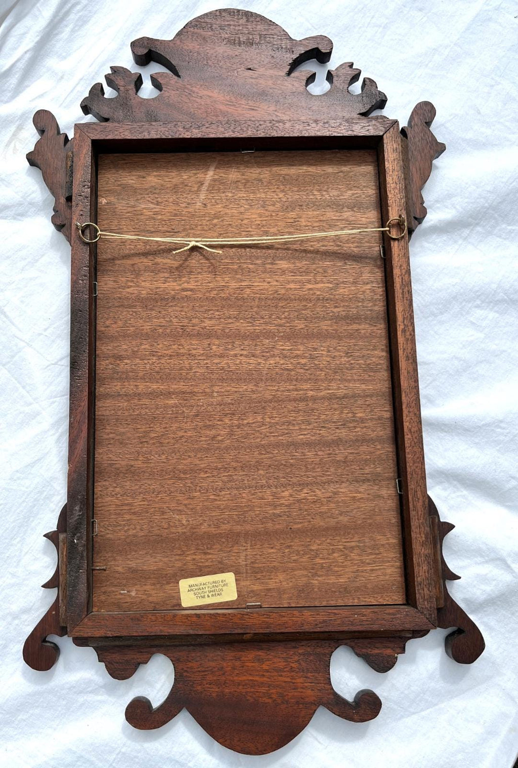 Vintage Mahogany Georgian Style Wall Mirror Archway Furniture South Shields 57cm