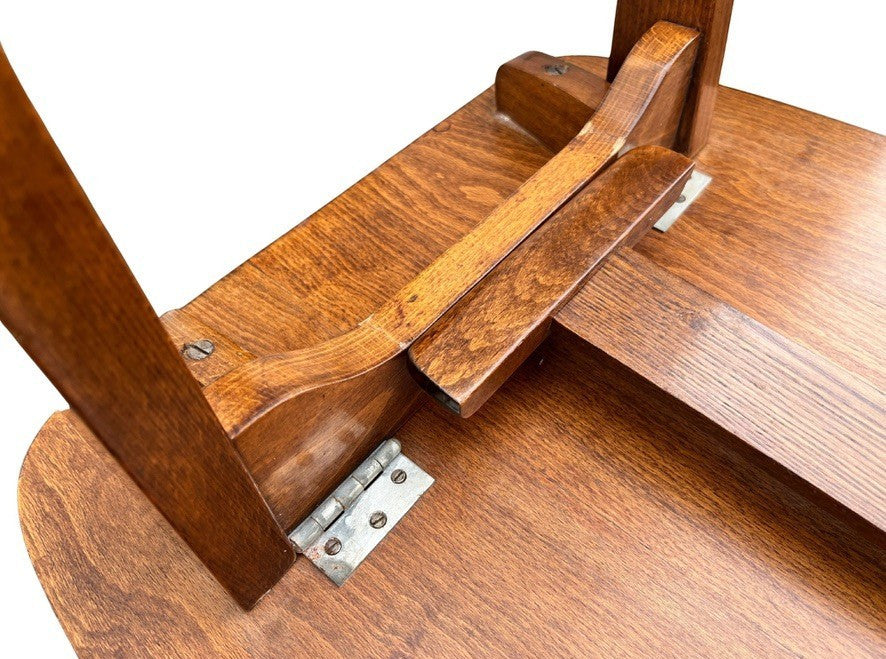Vintage Folding Coffee Table / Teak Side Table Mid Century End Table 92cm x 45cm