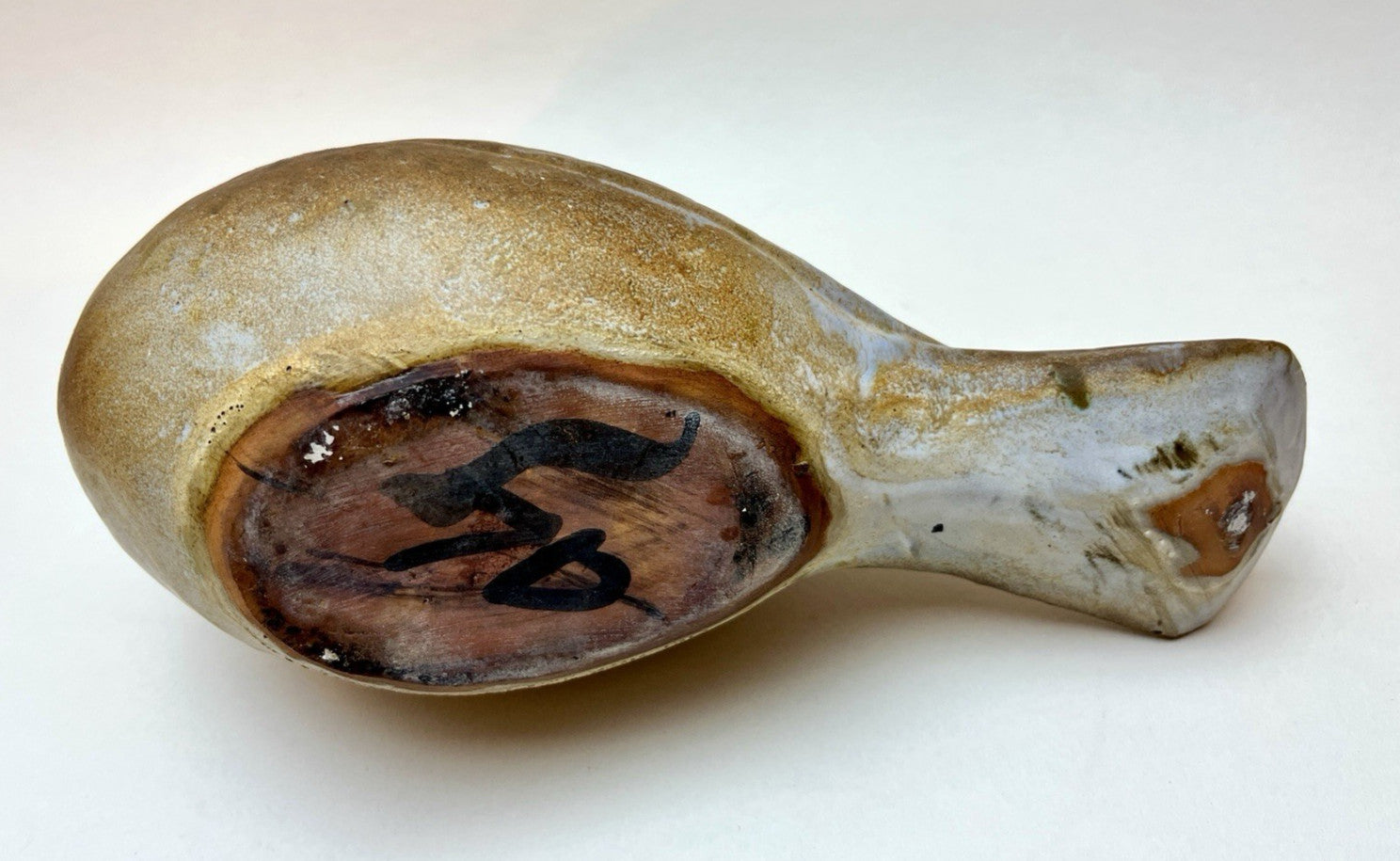 Agnes Escala Zoomorphic Pottery Bird Sculpture Studio Ceramic Signed 1950-1970
