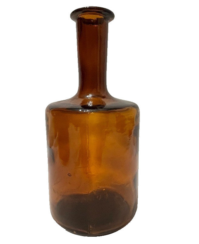 Holmegaard Viking Carafe Amber Glass Bottles Set 3 Vintage 1960s Mixed