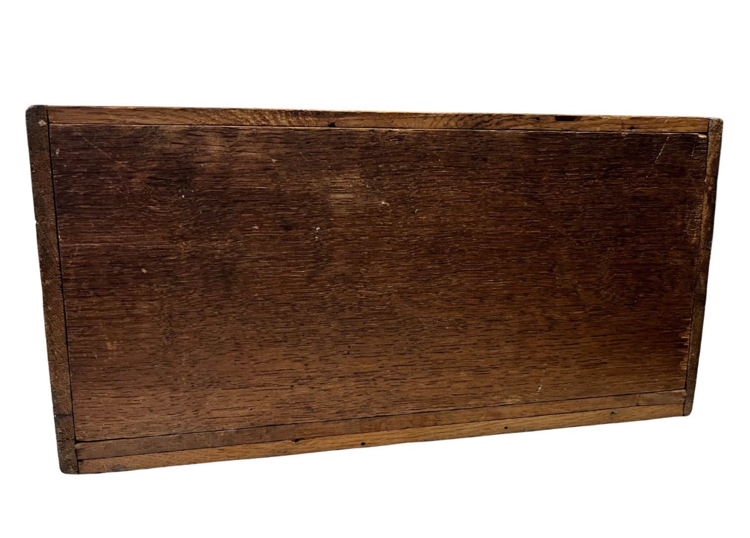 Antique Oak Magazine Rack / Newspaper Holder – Arts & Crafts Style Wooden Storag
