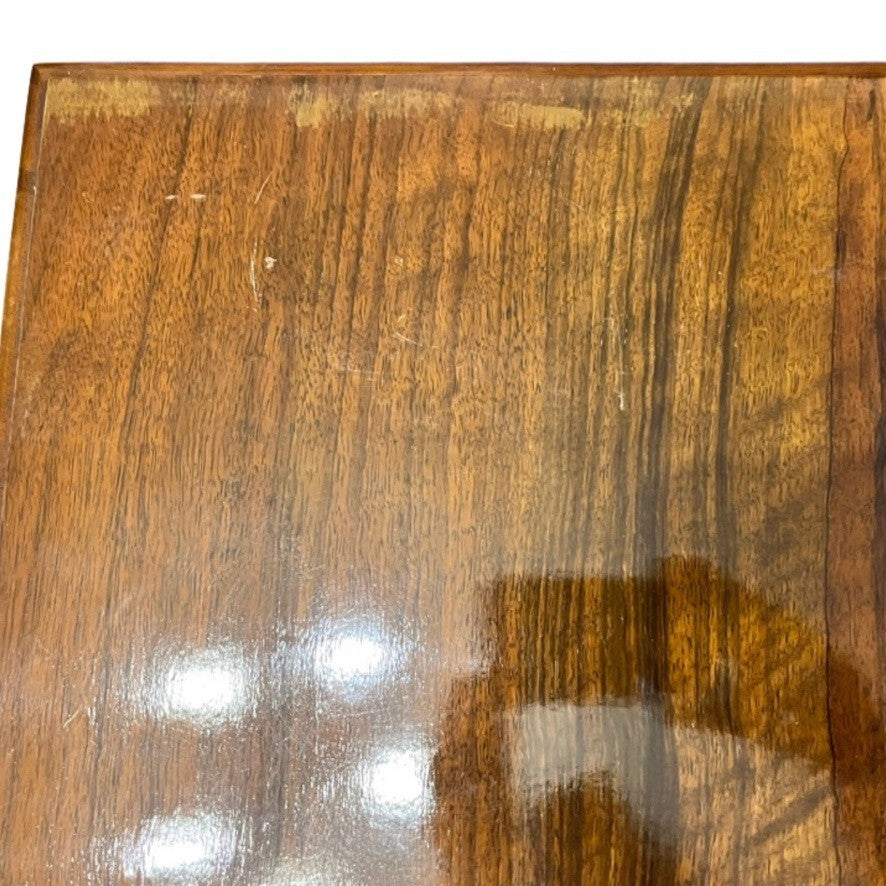 Vintage Side Table / Lamp Table Queen Anne Style – Refinished Dark Wood Occasion
