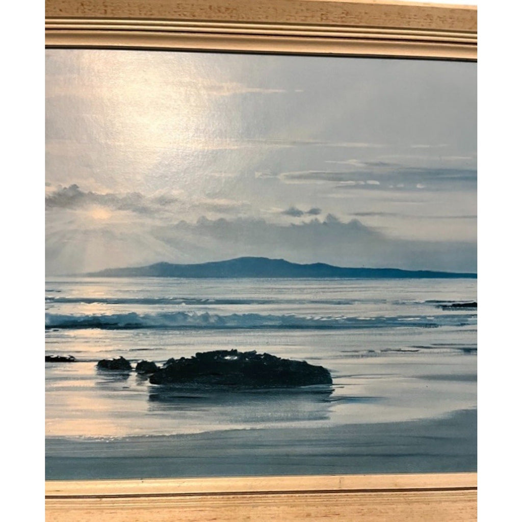 Vintage Framed Print Of Sunset Over Sea By Peter Ellenshaw, 1967, 83cm