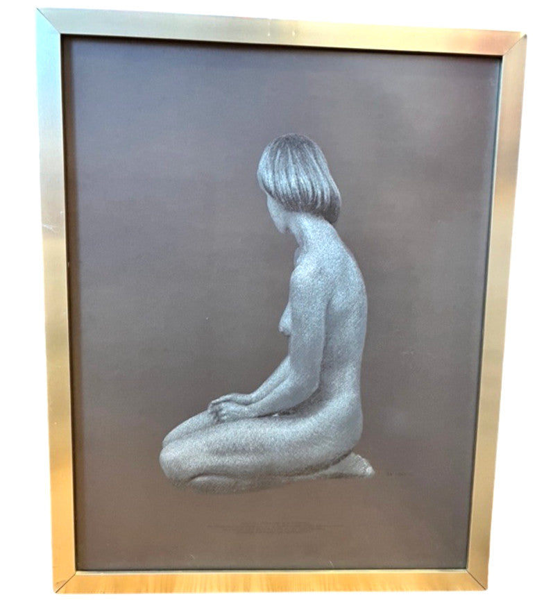 Vintage Alan Cowie “Sheena Study One” 1977 Special Edition Framed Nude Female