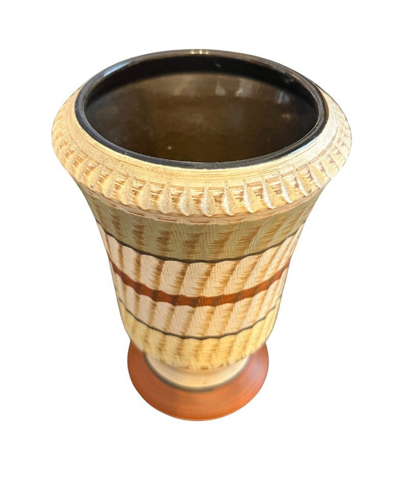 Dumler & Breiden West German Pottery Vase Vintage Retro Ceramic 16cm x 12cm VGC