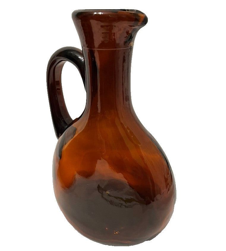 Holmegaard Viking Carafe Amber Glass Bottles Set 3 Vintage 1960s Mixed