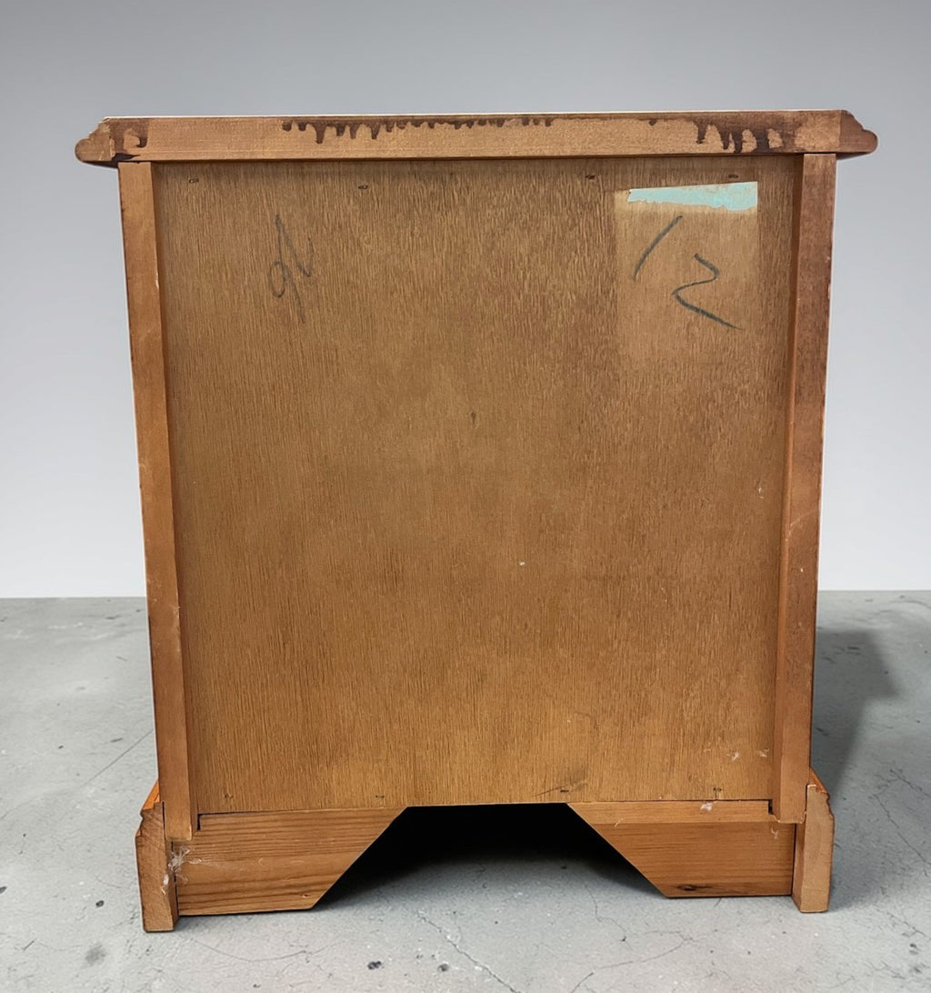 Mid Century Teak Bedside Cabinet Younger Furniture H52cm W46cm 1970s Solid Wood