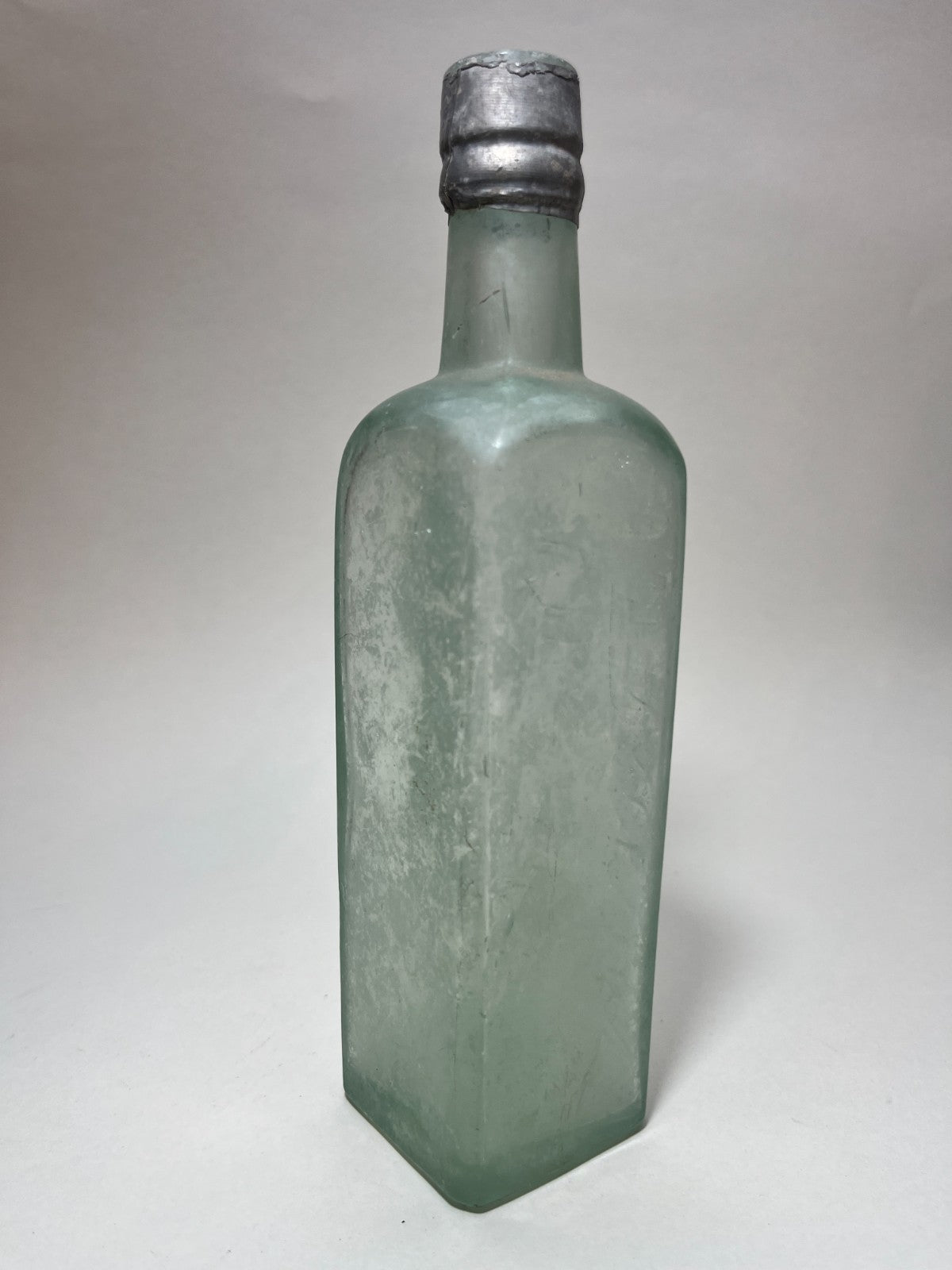 Vintage Green & Aqua Glass Bottle Job Lot Antique Style Apothecary Bottles