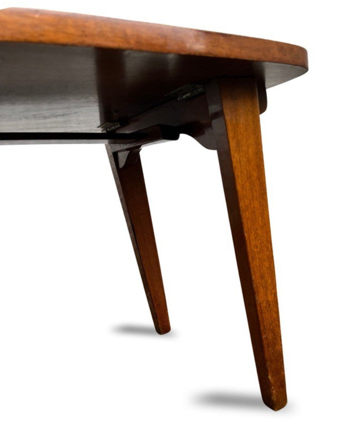 Vintage Folding Coffee Table / Teak Side Table Mid Century End Table 92cm x 45cm