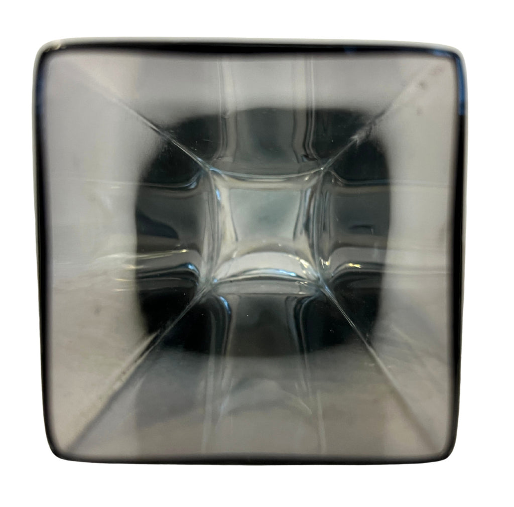 Attributed Timo Sarpaneva Iittala Linearia Vase Smoky Grey Art Glass Finland