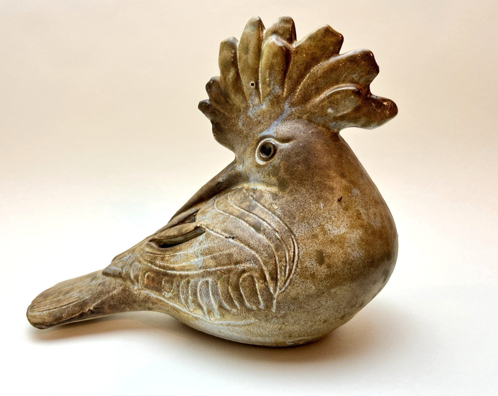 Agnes Escala Zoomorphic Pottery Bird Sculpture Studio Ceramic Signed 1950-1970