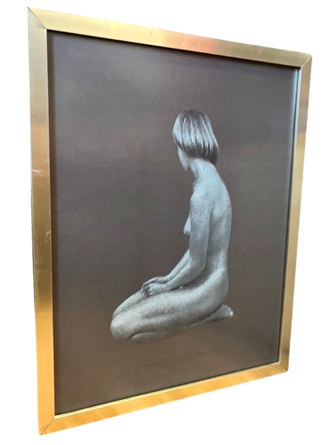 Vintage Alan Cowie “Sheena Study One” 1977 Special Edition Framed Nude Female