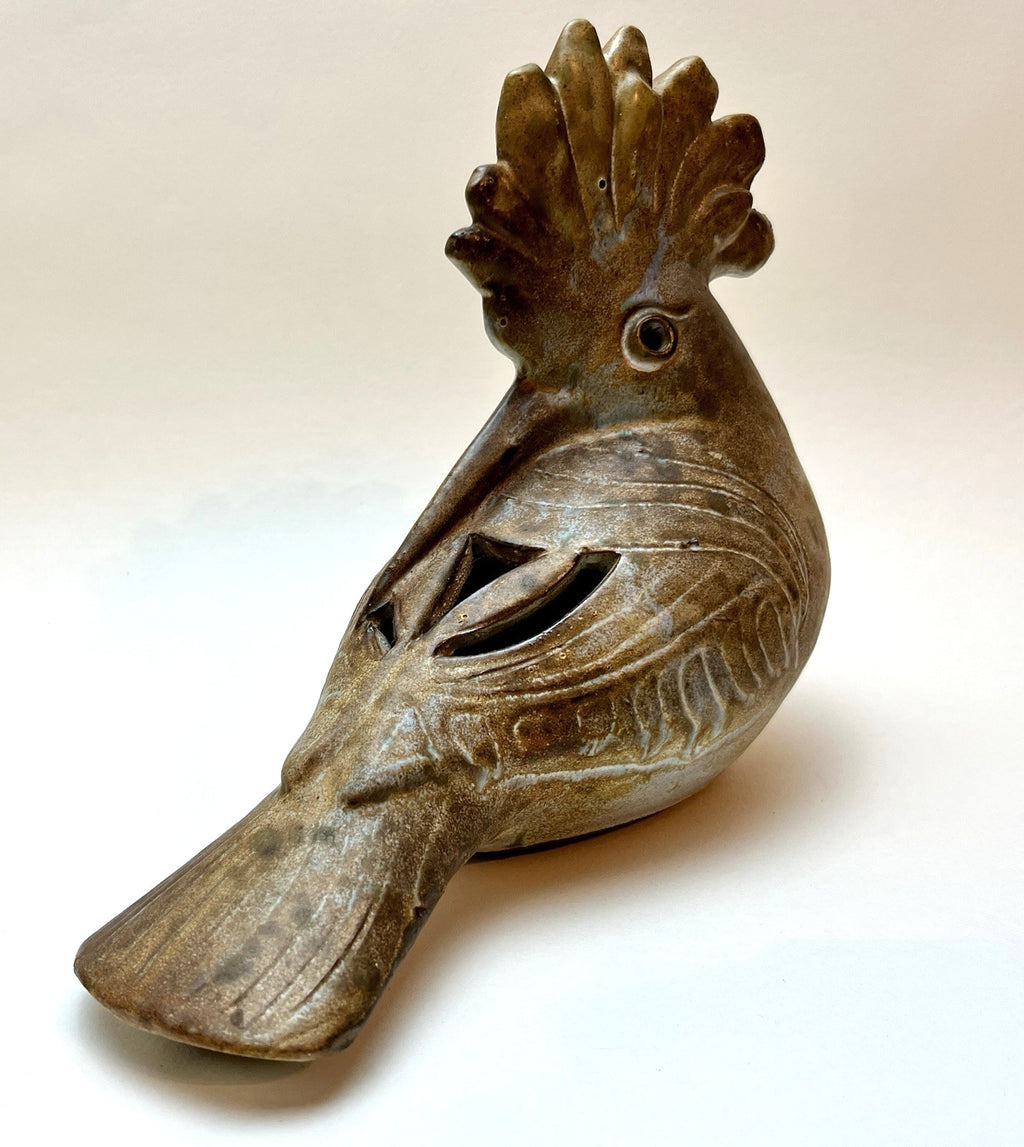 Agnes Escala Zoomorphic Pottery Bird Sculpture Studio Ceramic Signed 1950-1970
