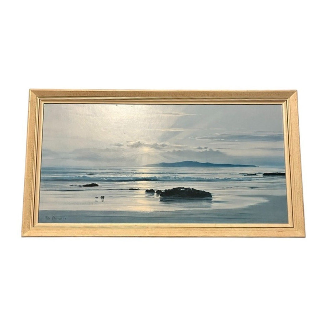 Vintage Framed Print Of Sunset Over Sea By Peter Ellenshaw, 1967, 83cm