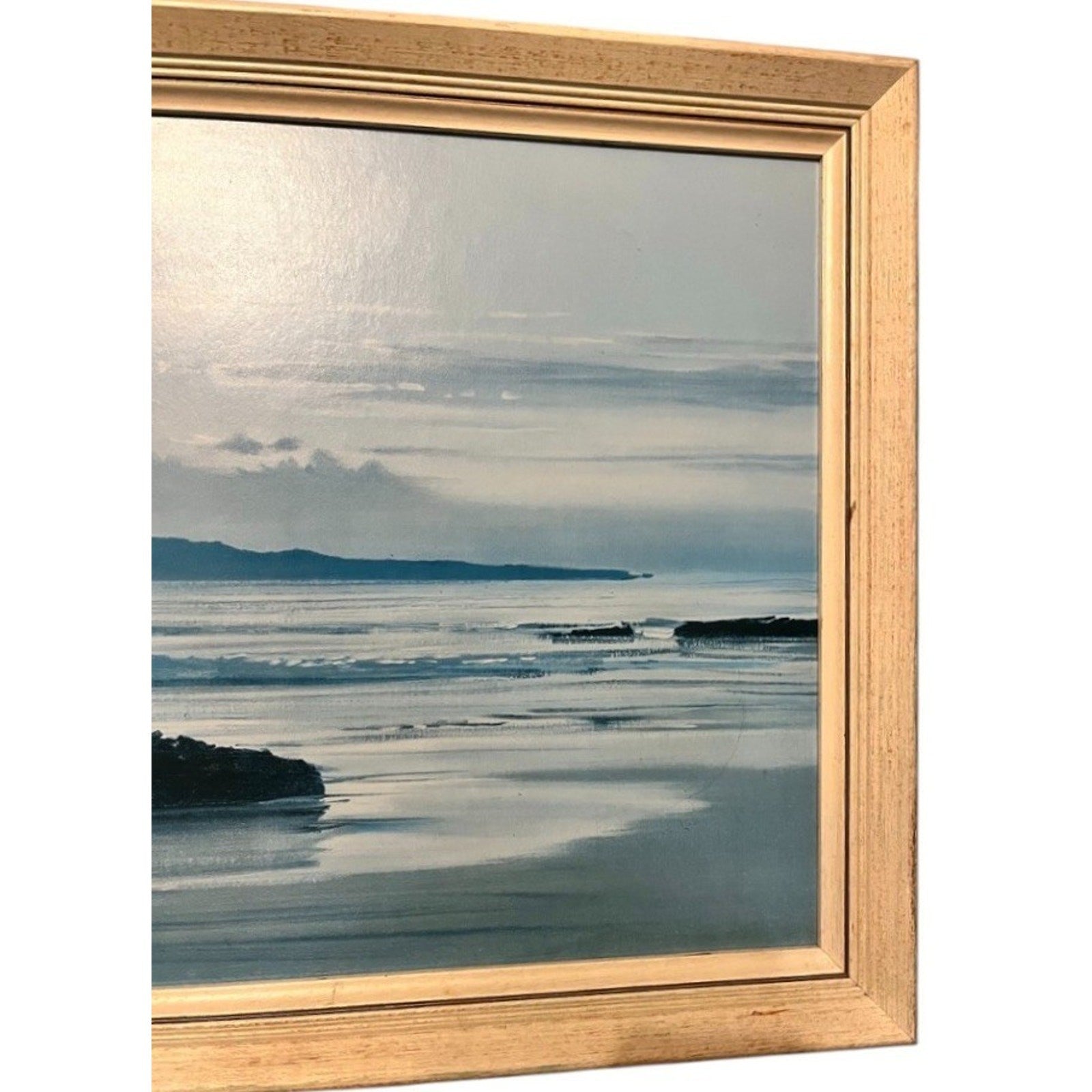 Vintage Framed Print Of Sunset Over Sea By Peter Ellenshaw, 1967, 83cm