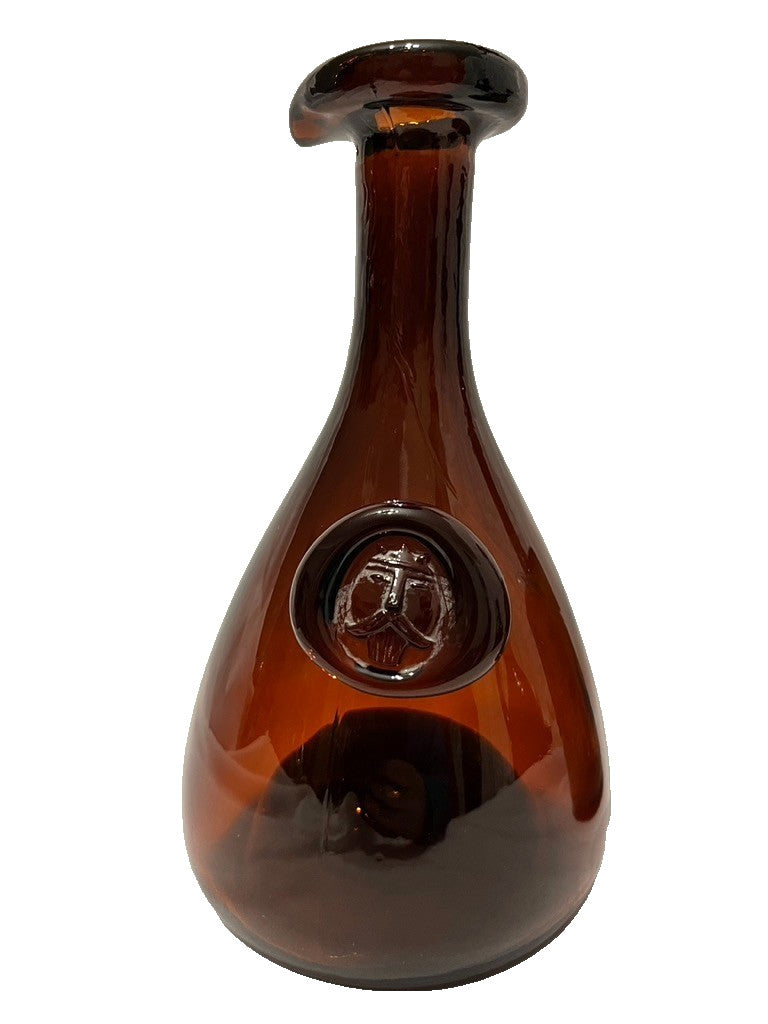 Holmegaard Viking Carafe Amber Glass Bottles Set 3 Vintage 1960s Mixed